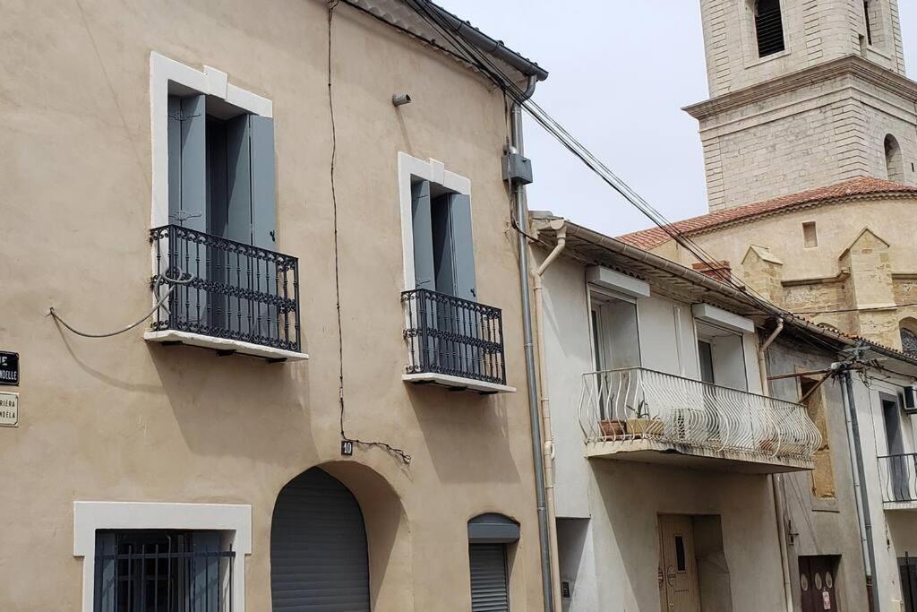 Maison Vigneronne De Caractere Du XIX Plein Centre Villa Marseillan  Esterno foto